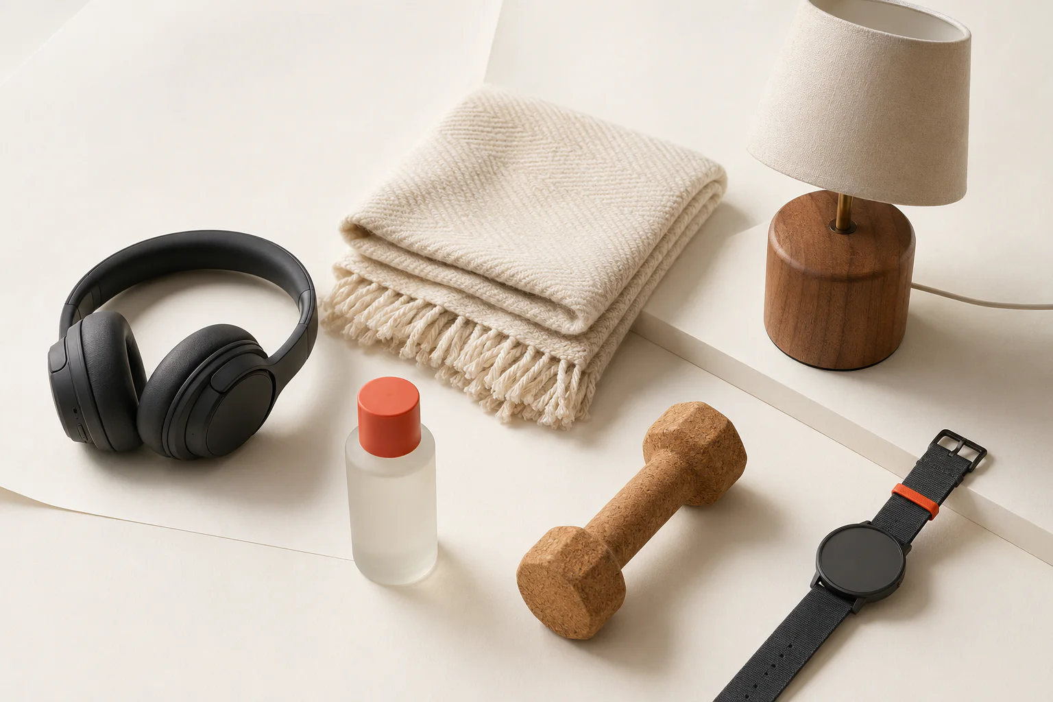 Curated products representing electronics, home, beauty, sport and accessories